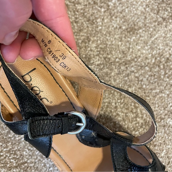 Boc wedge sandals Leather platform heel - Picture 5 of 16